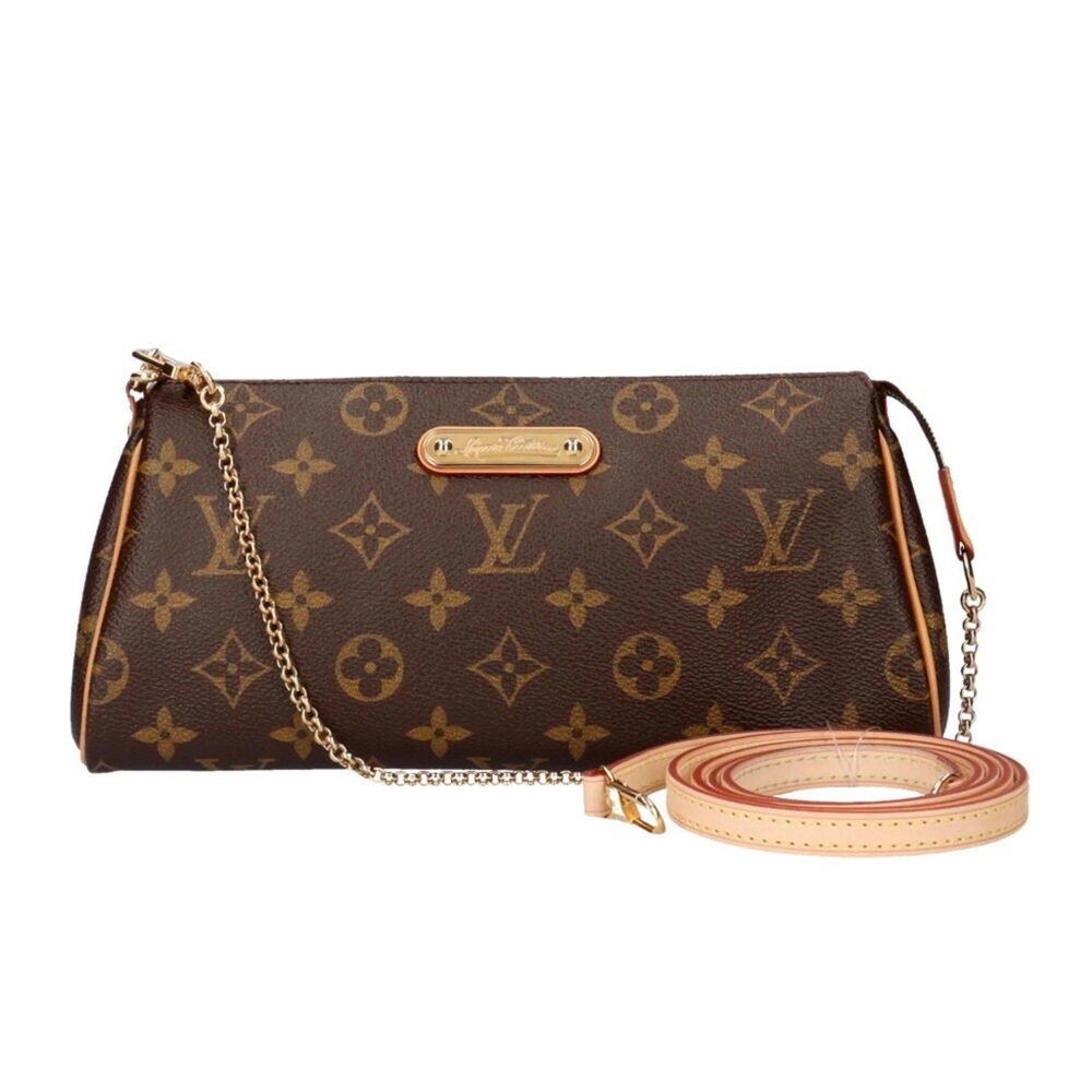 Louis Vuitton Brown Monogram Eva Clutch Bag